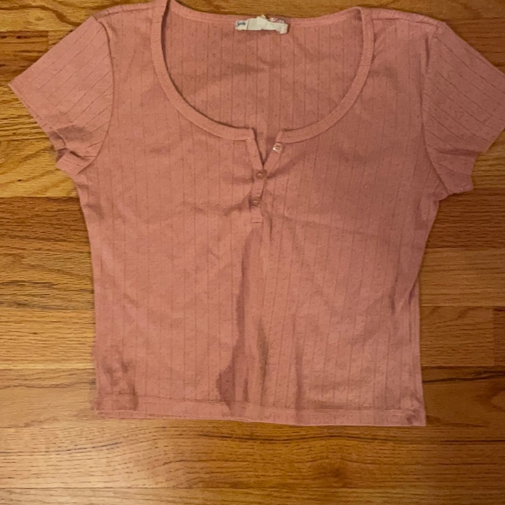 Pink short sleeve. Size S